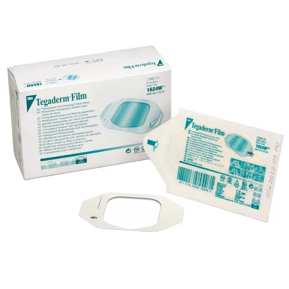 3M Tegaderm film 6 cm x 7 cm (100 st.) - Afbeelding 2