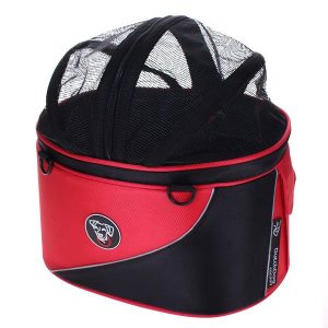 DoggyRide Cocoon Hondenmand – Zwart/Rood